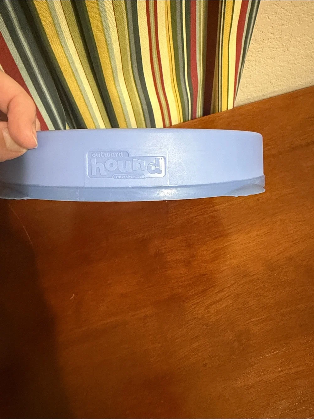 Outward Hound Slow Feeder Dog Bowl in Light Blue